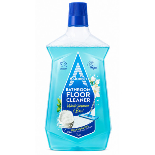 Засіб для миття підлоги у ванній кімнаті Astonish Bathroom Floor Cleaner White Jasmine & Basil, 1 л